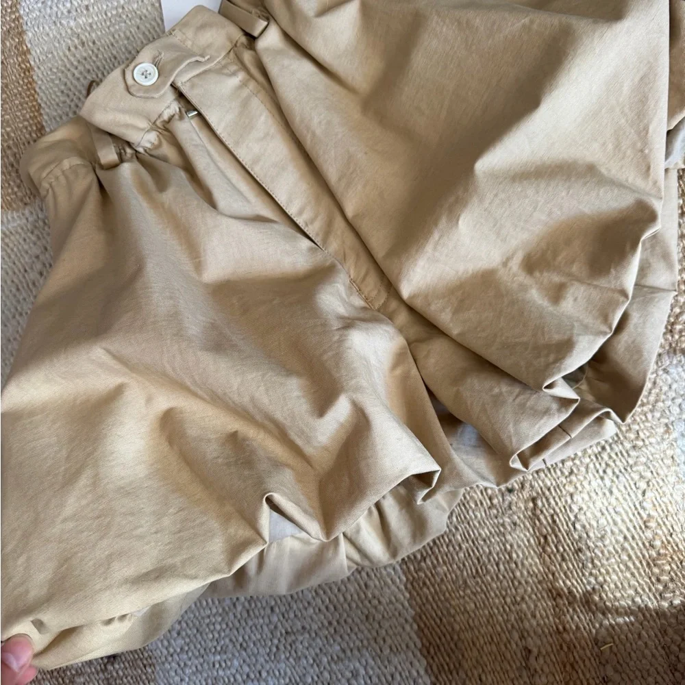 NWT, Zara ZW Collection Balloon Shorts w/Zipper Pockets - Picture 3 of 4